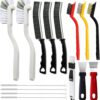 71MYw2-R8AL._AC_SL1500_.jpg 15Pcs Crevice Cleaning Brush Set, Hard Bristle Scrub Brushes Tools for Deep Cleaning Gap,Window Groove Cleaning Brush for Sliding Door Sill Tile Lines Shutter Corner Sink Teapot Bottle (1 Set)
