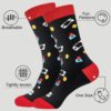 71MZmXHlbbL._AC_SL1500_.jpg Birthday Gifts for Men Teen Boys, Valentines Day Gift for Him Boyfriend Husband, Do Not Disturb I'm Gaming Funny Gamer Socks