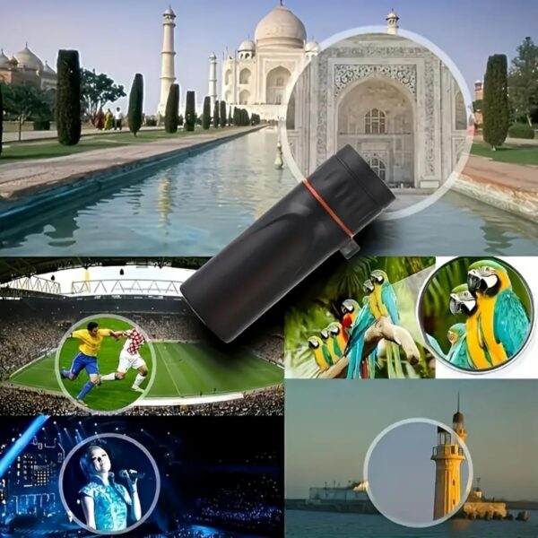 Monocular Compact Mini Telescope, Portable Handheld Mini Monocular for Adults, Tech Gadgets Perfect for Bird Watching, Fishing, Travel and Scenery. 8x21mm