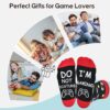 71NONwaUMGL._AC_SL1500_.jpg Birthday Gifts for Men Teen Boys, Valentines Day Gift for Him Boyfriend Husband, Do Not Disturb I'm Gaming Funny Gamer Socks
