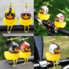 71NTxklORJL._AC_SL1500_.jpg wonuu Rubber Duck Toy Car Ornaments Yellow Duck Car Dashboard Decorations Squeeze Duck Bicycle Horns with Propeller Helmet