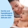Johnson's First Touch Baby Essentials Gift Set with Body Wash & Shampoo, Body Lotion, & Zinc Oxide Diaper Rash Cream for Baby's Delicate Skin, Hypoallergenic, No Parabens or Dyes, 3 Items