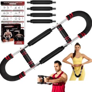 71NjIdEF5jL._AC_SL1500_.jpg Twister Arm Trainer, 30-120 lbs Adjustable Twister Arm Chest Exerciser with 4 Spring & Poster for Men & Women, Detachable Power Twister Home Fitness Equipment for Enhancing Upper Body Muscle