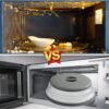 71OV08FyFAL._AC_SL1500_.jpg Microwave Splatter Cover Vented for Food, Splatter Guard & Colander Kitchen Gadget for Fruit Vegetables Microwave Plate Cover with Hook Hole,Dishwasher-Safe,BPA-Free Silicone & Plastic (1 Pack)