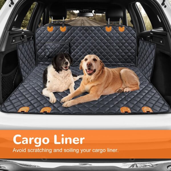 71OjJdHDgL._AC_SL1500_.jpg URPOWER Dog Car Seat Cover for Pets 100% Waterproof Seat Cover Hammock 600D Heavy Duty Scratch Proof Nonslip Durable Soft Back Seat Covers for Cars and SUVs