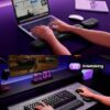 71OjSB0T9kL._AC_SL1500_.jpg Vaydeer Wrist Rest for Keyboard and Mouse, Computer Ergonomic Wrist Support Pad, Soft Memory Foam Arm Cushion for Desk, Palm Hand Office Laptop Typing