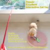 71OvBGUUvlL._AC_SL1500_.jpg MeoHui Cat Toys for Indoor Cats, Interactive Cat Toy 2PCS Retractable Wand Toy and 9PCS Cat Feather Toys Refills, Funny Kitten Toys Cat Fishing Pole Toy for Bored Indoor Cats Chase and Exercise