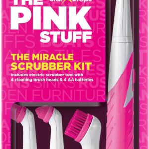71PSnf71WfL._AC_SL1500_.jpg The Pink Stuff - Stardrops - The Miracle Scrubber Kit - 4 Cleaning Brush Heads