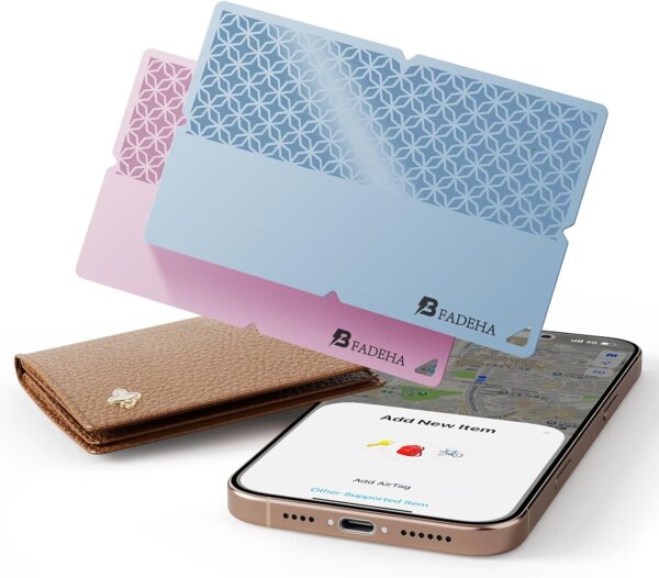 2026 [Apple MFi Certified] (iOS Only) Bluetooth Tracker Smart Card for Apple Find My iPhone Ultra-Thin Wallet GPS Tracker, 5-10 Years Staying Power, Keys Finder & Item Locator for Keys, Bags, Passport