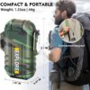 LcFun Electric Dual Arc Lighter USB Rechargeable Outdoor Windproof Flameless Plasma Lighters for Camping, Hiking, Waterproof Matches Survival Tactical Gear Birthday Gifts for Men