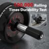 71Prou8iiL._AC_SL1500_.jpg VINSGUIR Ab Roller Wheel, Abs & Core Workout Equipment for Home Gym with Knee Pad Accessories, Abdominal Wheel for Full-body Strength Training