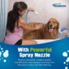 71PyNkut0BL._AC_SL1500_.jpg Rinseroo Slip-On Bathtub Faucet Sprayer Attachment. Ultra-Flex Dog Shower Hose Adapter Portable Hose Attachment with Sprayer Pet Showerhead Attach Tub Spout 5 Foot Hose. No Install for Speedy Washing