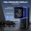 OlarHike Tire Inflator Portable Air Compressor, Smart Dual Hose System, Auto Air Pump for Car Tires, Bike,Bicycle, Motorcycles,Electric Pump with LED Light & Digital Pressure Gauge