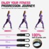 71Qu8pyvp0L._AC_SL1500_.jpg Ayombo Ankle Resistance Bands with Cuffs, Home Gym Workout Equipment, Lifting Glute Butt Exercise Equipment for Women, Ankle Weights Fitness Set, Leg Booty Equipment for Training Perfect Body Shape