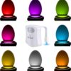 ToiLight The Original Toilet Bowl Night Light. Fun Useful Bathroom Motion Sensor Tech Gadget. Funny Novelty Birthday Gift Idea. Stocking Stuffer for Him Her Guys Men Mom Brother