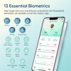 71RiRU8qAfL._AC_SL1500_.jpg Etekcity Smart Scale for Body Weight, FSA&HSA Eligible, Bathroom Digital Weighing Scale with BMI, Body Fat, Muscle Mass, Accurate Bluetooth Home User Health Equipment Sync Apps, LED, Tempered glass