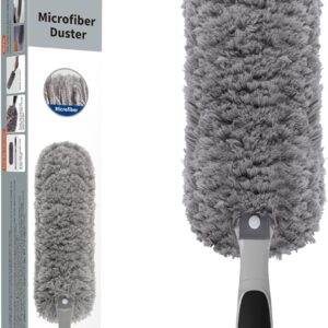 71S3BJkuquL._AC_SL1500_.jpg MR.SIGA Lint Free Microfiber Duster, Washable Duster for Household Cleaning Gray