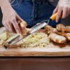 Deiss PRO Lemon Zester & Heavy Duty Cheese Grater & Vegetable Grater - Parmesan Cheese Lemon, Garlic, Nutmeg, Chocolate, Fruits, Vegetables, Ginger Grater - Cheese Shredder & Stainless Steel Grater