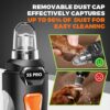 71T5AWkctnL._AC_SL1500_.jpg Whisper Quiet Dog Nail Grinder with 4 LED Lights, Safe & Stress-Free for Sensitive Dogs Cats of All Breeds & Sizes, 3 Grinding Bits, 3-Speed, Pet Nail Trimmers, Rechargeable Painless Grooming Kit