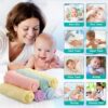 71UwSkAYosL._SL1500_.jpg HOMEXCEL Baby Washcloths 24 Pack-Microfiber Coral Fleece Baby Bath Face Towel 7 x 9 Inch Extra Absorbent and Soft Burp Cloth and Wash Cloths for Newborn-Infants and Toddlers-Gentle On Sensitive Skin