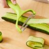 Stainless Steel Vegetable Grater Multi-Purpose Cabbage Slicer & Shredder – Easy Use & Clean Kitchen Tool for Effortless Salad Prep – GREEN