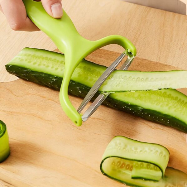 Stainless Steel Vegetable Grater Multi-Purpose Cabbage Slicer & Shredder – Easy Use & Clean Kitchen Tool for Effortless Salad Prep – GREEN