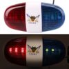 Kids Bike Police Sound Light - Oumers Electronic Horn Bike LED Light, Christmas Birthday Gift New Year Present for Your Children (Batteries Not Included)