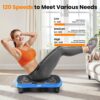 AXV Vibration Plate Fitness Platform Exercise Machine Vibrating Shaking Full Body Shaker Workout Vibrate Stand Shake Board Sport for Weight Loss Fat Burner for Gym Home Office