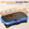 AXV Vibration Plate Fitness Platform Exercise Machine Vibrating Shaking Full Body Shaker Workout Vibrate Stand Shake Board Sport for Weight Loss Fat Burner for Gym Home Office