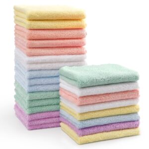 71WZgudQY5L._SL1500_.jpg HOMEXCEL Baby Washcloths 24 Pack-Microfiber Coral Fleece Baby Bath Face Towel 7 x 9 Inch Extra Absorbent and Soft Burp Cloth and Wash Cloths for Newborn-Infants and Toddlers-Gentle On Sensitive Skin