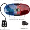 Kids Bike Police Sound Light - Oumers Electronic Horn Bike LED Light, Christmas Birthday Gift New Year Present for Your Children (Batteries Not Included)