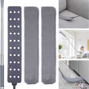 71X-YvqXdfL._AC_SL1500_.jpg Retractable Gap Dust Cleaner Cleaning Tools with 2 Microfiber Dusting Cloths Long Handle 60inches Washable and Retractable Duster Brush for Cleaning Under Appliances Furniture Couch Fridge