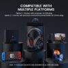 EKSA E900 Pro USB Gaming Headset for PC - Computer Headset with Detachable Noise Cancelling Mic, 7.1 Surround Sound, 50MM Driver - Headphones with Microphone for PS4/PS5, Xbox One, Laptop, Office