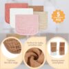 MIGIOL Muslin Burp Cloths 100% Cotton Baby Burp Cloths Soft, Absorbent 10x20 inches for Girls and Boys Baby Essentials