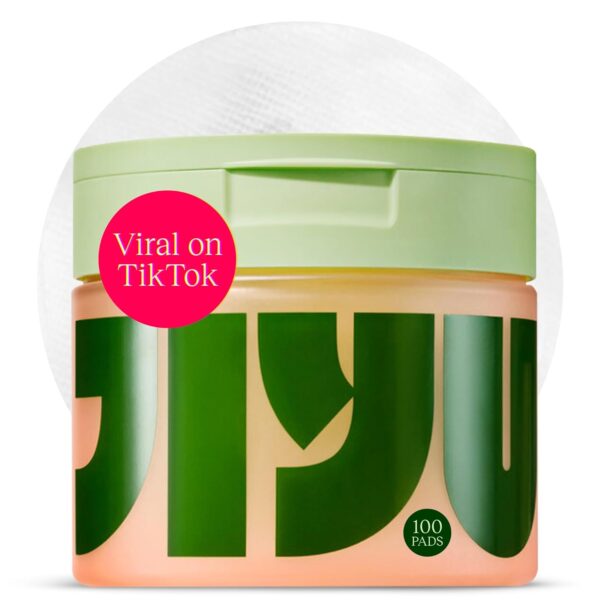 71Xy2v8lWjL._SL1500_.jpg JiYu Toning Polish Pads - Korean Skincare for Dark Spots, Wrinkles & Dull Skin - Hydrating Facial Treatment with Snail Mucin, Niacinamide, Peptides & Centella - 100 Count