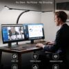 71Yc2m68iL._AC_SL1500_.jpg ONEMIX 42" LED Desk Lamp with Clamp, Architect Desk Light with Remote, Adjustable 4-Segment Bar, 1800LM Bright, Eye-Caring Desk Lamp for Home Office, Reading, Study, Dual Monitors, Workbench(Black)