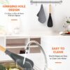 71ZTTkyGRyL._AC_SL1500_.jpg Cooking Spoon for Nonstick Cookwares, Great for Cooking and Serving Sturdy BPA-Free Matte Silicone, Wood Handle Spoon for Mixing, Scoop, and Scrape (Black & Grey, 11.4 inch)