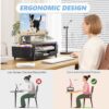 71ZeckofYCL._AC_SL1500_.jpg OPNICE Desk Organizers and Accessories, Computer Monitor Stand Riser with Drawer and 2 Pen Holders, Printer & Laptop Stand, Office Desk Accessories & Workspace Organizers for Home Office Supplies, Black