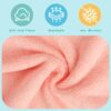 71aJ4eUf60L._SL1500_.jpg HOMEXCEL Baby Washcloths 24 Pack-Microfiber Coral Fleece Baby Bath Face Towel 7 x 9 Inch Extra Absorbent and Soft Burp Cloth and Wash Cloths for Newborn-Infants and Toddlers-Gentle On Sensitive Skin