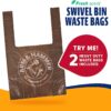 71aVMGtWoQL._AC_SL1500_.jpg Arm & Hammer Dog Pooper Scooper Swivel Bin & Rake, Poop Scoop for Dogs, Black (2 Heavy Duty Scented Waste Bags Included)