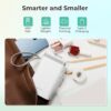 Nelko Label Maker Machine with Tape, P21 Bluetooth Label Printer, Wireless Mini Label Makers with Multiple Templates for School Office Home, White