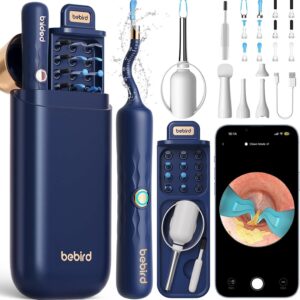71ae00kjIyL._AC_SL1498_.jpg Bebird Earsight Plus D39R Ear Wax Removal Tool Camera, FSA HSA Eligible Items, Ear Cleaner with Flexible Ear Camera Otoscope, Visual Ear Pick Tweezers Wax Remover, Ear Cleaning Kit for Family