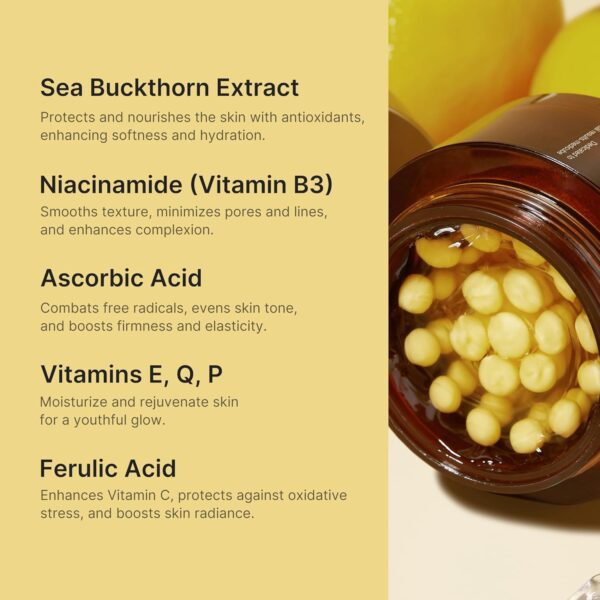 71bmZ3fd9L._SL1500_.jpg medicube Capsule Cream with Deep Vitamin C | Liposome Vitamin C Golden Capsule for Radiance & Firm-Looking Skin | Hydrating Glow Gel Texture | Korean Skincare, 1.94 oz