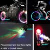 71cTU9H9f1L._AC_SL1500_.jpg 4 Pack LED Bike Wheel Lights Car Tire Valve Stems Caps Bicycle Motorcycle Waterproof Tyre Spoke Flash Light Cool Reflector Accessories for Men Women Kids (Colorful)