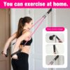 Bbtops Pilates Bar Kit with Resistance Bands,Pilates Bar with Stackable Bands Workout Equipment for Legs,Hip,Waist and Arm,Exercise Fitness Equipment for Women & Men Home Gym Yoga Pilates