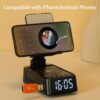 71cwhfnB7IL._AC_SL1500_.jpg Gifts for Men Women, Phone Stand with Bluetooth Speaker&Clock, Birthday Gifts for Him, Phone Holder with Wireless Speaker, Ideal for Dad Mom Husband Boy, Cool Tech Gadget for Men