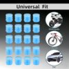 71dBjERRmpL._AC_SL1500_.jpg 20 Pcs Glow in The Dark Tire Valve Caps Fluorescent Tire Valve Stem Caps, Cool Car Present for Universal Decoration Accessories for Car SUV Bicycle Motorcycles Trucks (Blue)