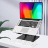71dF974l6OL._AC_SL1500_.jpg Adjustable Laptop Stand for Desk, Metal Foldable Laptop Riser Holder, Portable Desktop Book Stands, Ventilated Cooling Computer Notebook Stand Compatible with 10-15.6” Laptops