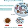 71dXR9sik0L._AC_SL1500_.jpg DR CATCH Dog Puzzle,Dogs Food Toys for IQ Training & Mental Enrichment,Dog Treat Puzzle(Blue)