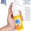 Wet Ones for Pets Antibacterial Dog Paw Cleaner with Built-in Scrubber Brush, Tropical Splash Scent - Foaming Cleanser for Dog Paws - Paw Washer & Grooming Care, 5 Ounce